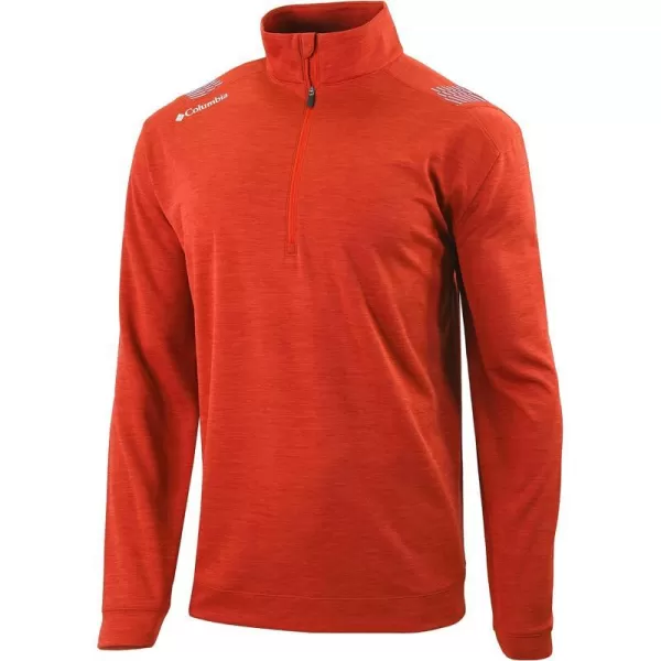 Columbia Golf Mens OmniWick Oakland Downs 14 ZipState Orange