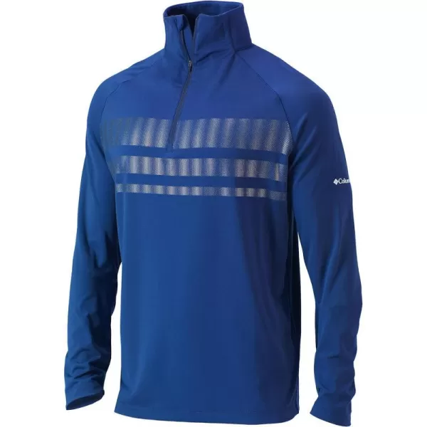 Columbia Golf OmniWick Mens 14 Zip Picker PulloverAzul