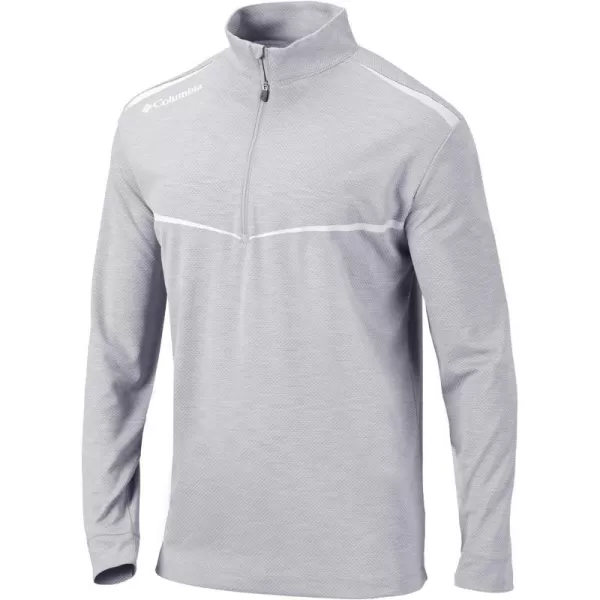 Columbia Golf OmniWick Scorecard 14 Zip Long Sleeve PulloverCool Grey