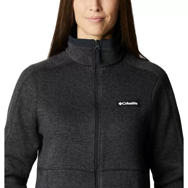 Columbia Womens W Sweater Weather Full ZipBlack Heather