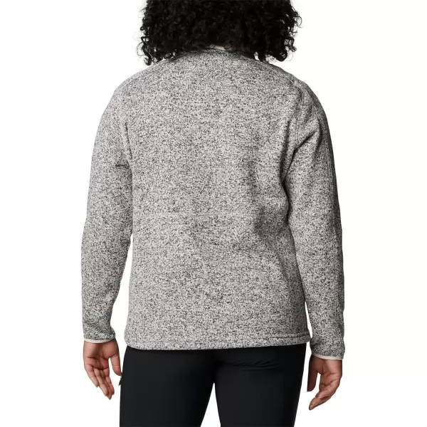 Columbia Womens W Sweater Weather Full ZipChalk Heather