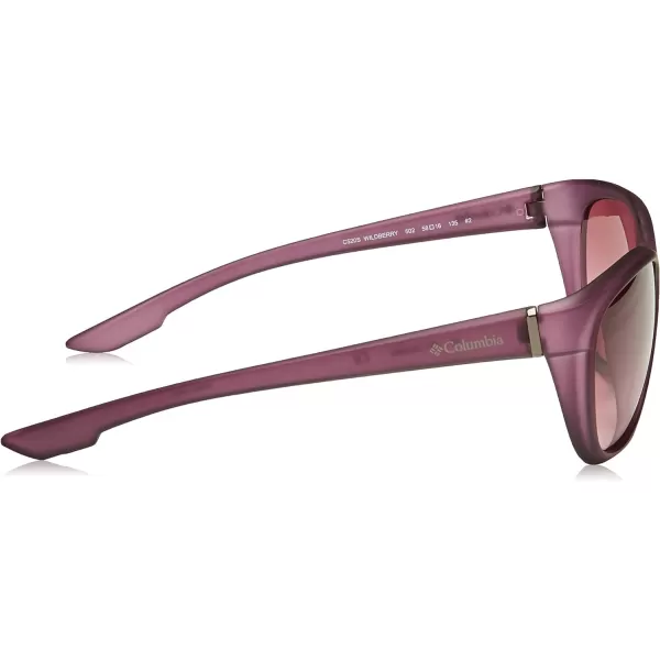 Columbia Womens Wildberry Cat Eye SunglassesMatte EggplantPurple