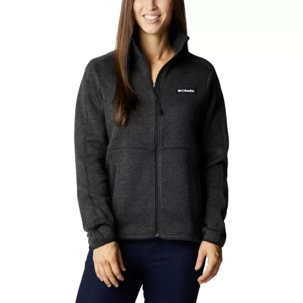 Columbia Womens W Sweater Weather Full ZipBlack Heather