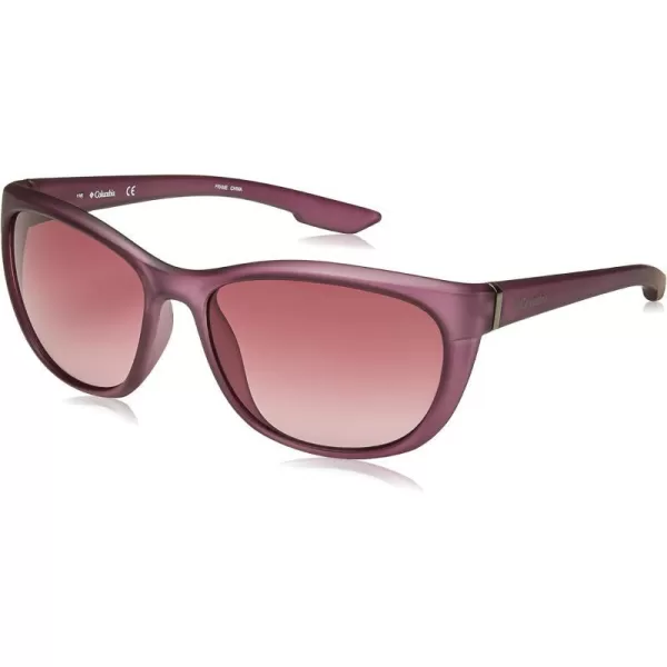 Columbia Womens Wildberry Cat Eye SunglassesMatte EggplantPurple