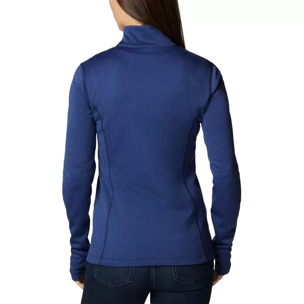 Columbia Womens W Park View Grid Fleece Full ZipDark Nocturnal Heather