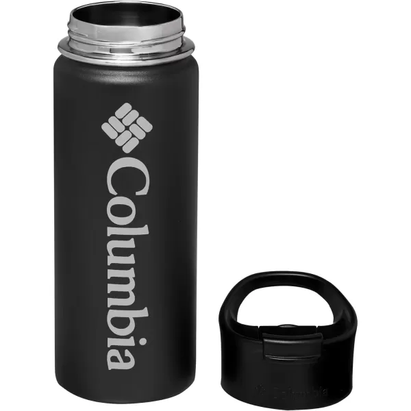 Columbia 18 fl oz DoubleWall Insulated Vacuum Bottle with ScrewOn Top BlackColumbia 18 fl oz DoubleWall Insulated Vacuum Bottle with ScrewOn Top Black