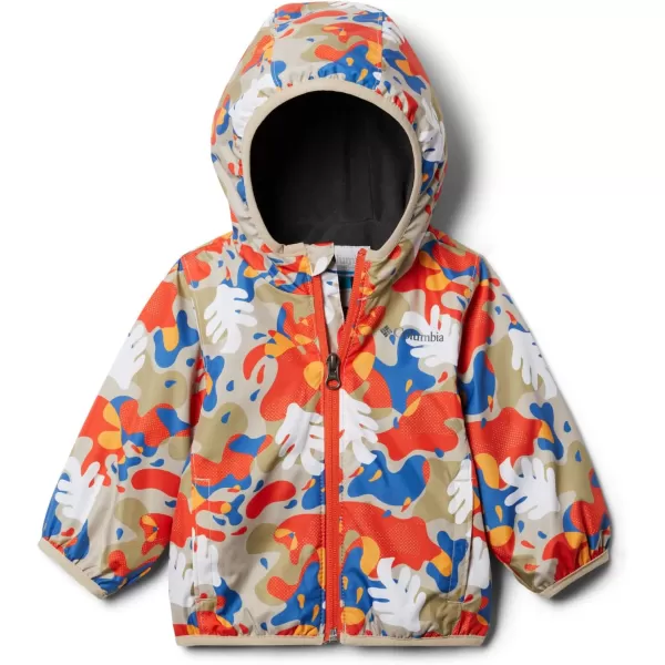 Columbia Baby Boys Mini Pixel Grabber Ii Wind JacketAncient Fossil Camo Splash