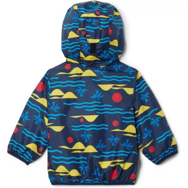 Columbia Baby Boys Mini Pixel Grabber Ii Wind JacketCollegiate Navy Seaside