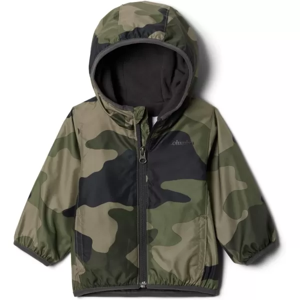 Columbia Baby Boys Mini Pixel Grabber Ii Wind JacketStone Green Mod Camo