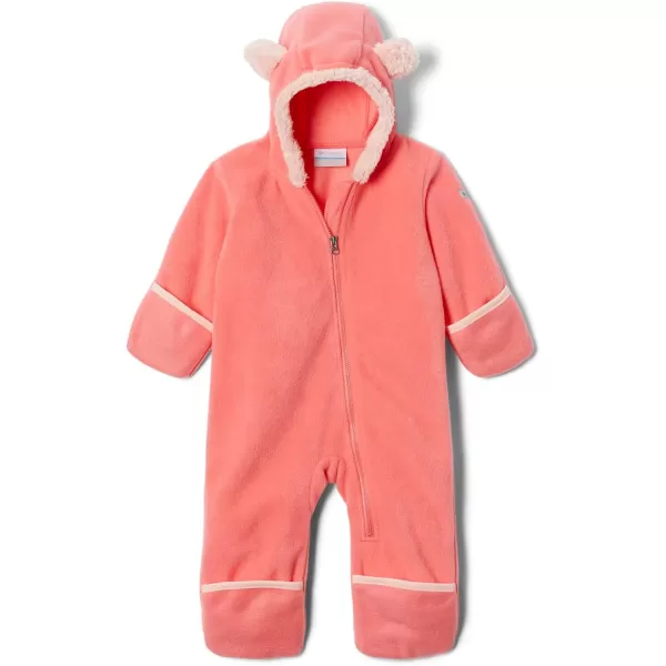 Columbia Baby Boys Tiny Bear Ii Bunting Warm Soft FleeceBlush Pink