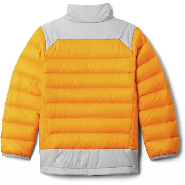 Columbia Boys Autumn Park Down JacketFlame OrangeColumbia Grey