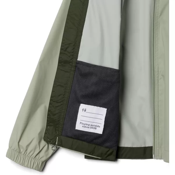 Columbia Boys Glennaker Rain JacketSafariGreenscape