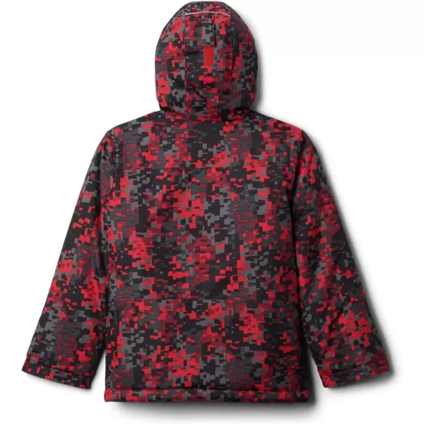 Columbia Boys Lightning Lift JacketMountain Red Weave Print