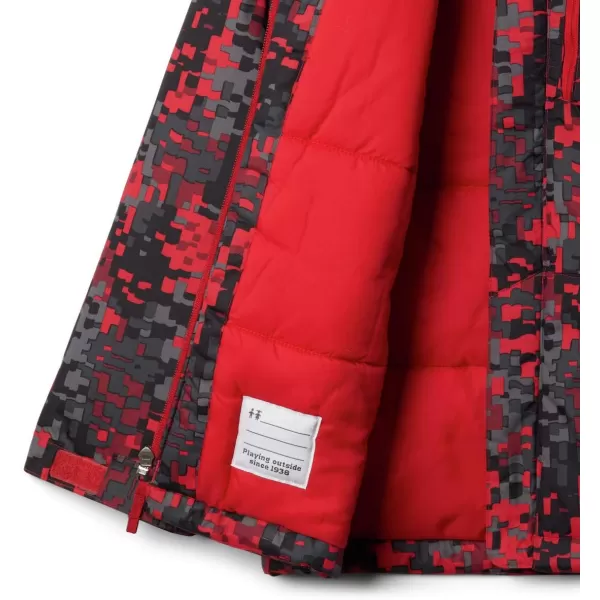 Columbia Boys Lightning Lift JacketMountain Red Weave Print