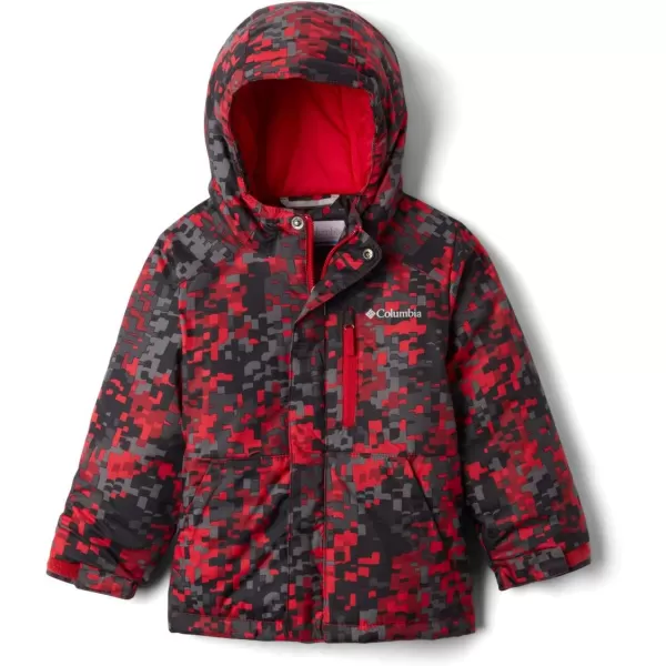 Columbia Boys Lightning Lift JacketMountain Red Weave Print