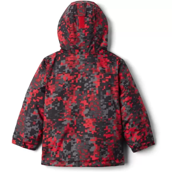 Columbia Boys Lightning Lift JacketMountain Red Weave Print