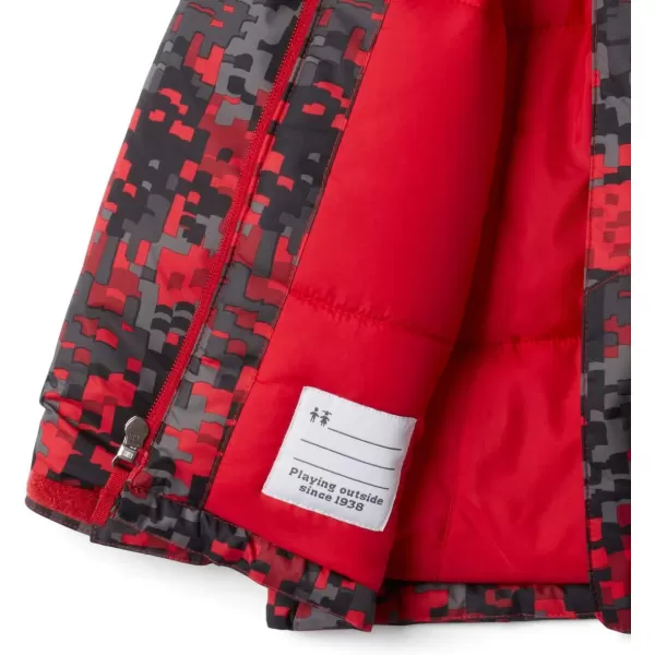 Columbia Boys Lightning Lift JacketMountain Red Weave Print