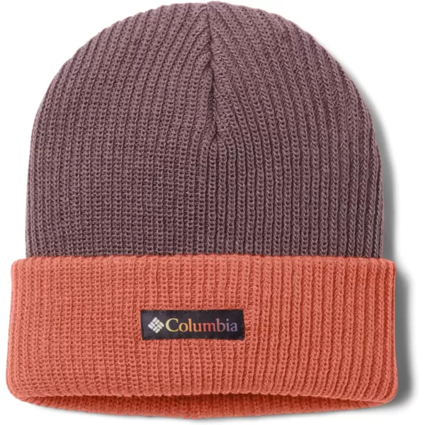 Columbia Boys Little Youth Whirlibird Cuffed BeanieGranite Purple  Faded Peach