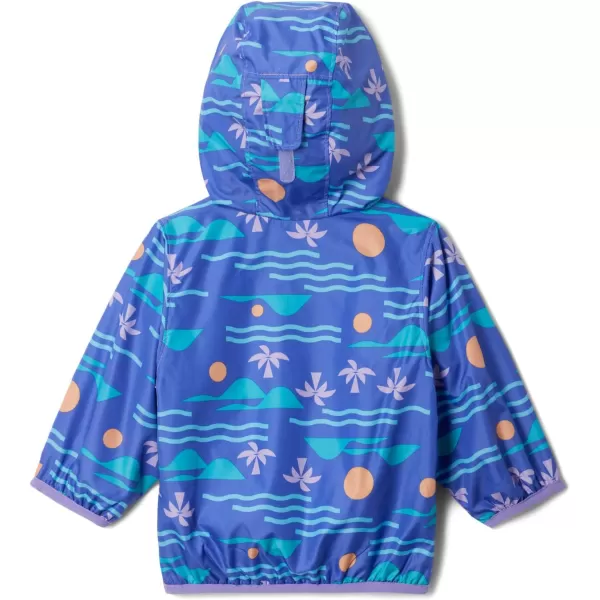 Columbia Boys Mini Pixel Grabber Ii Wind JacketPaisley Purple Seaside