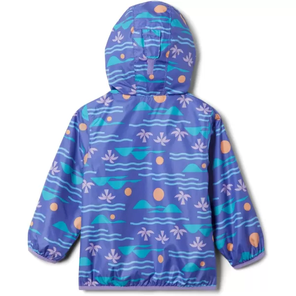 Columbia Boys Mini Pixel Grabber Ii Wind JacketPaisley Purple Seaside