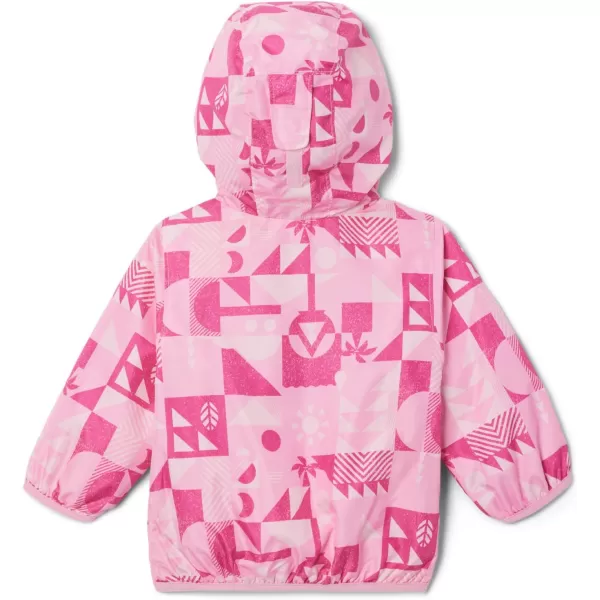 Columbia Boys Mini Pixel Grabber Ii Wind JacketWild Rose Quest