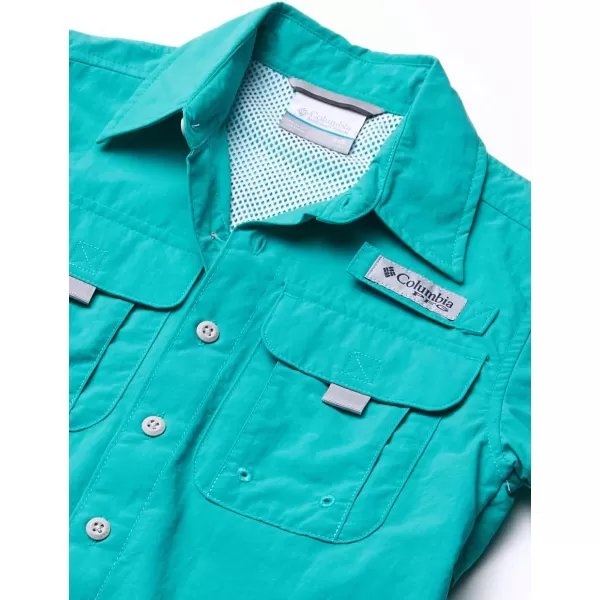 Columbia Boys PFG Bahama Long Sleeve ShirtBright Aqua