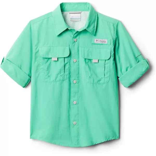 Columbia Boys PFG Bahama Long Sleeve ShirtWinter Green