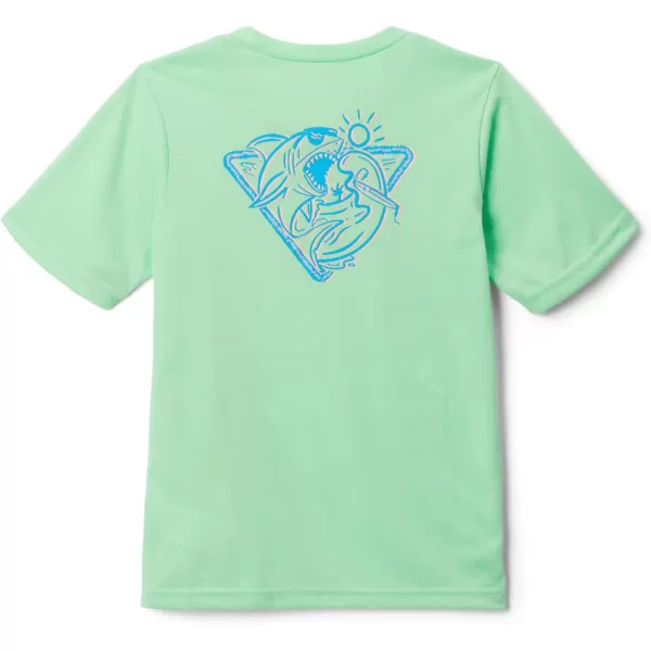 Columbia Boys PFG Short Sleeve Graphic TeeOcean MintChompy Chomp Graphic