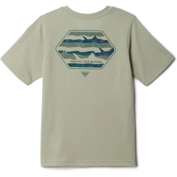 Columbia Boys PFG Short Sleeve Graphic TeeSmokey SagePow Hex