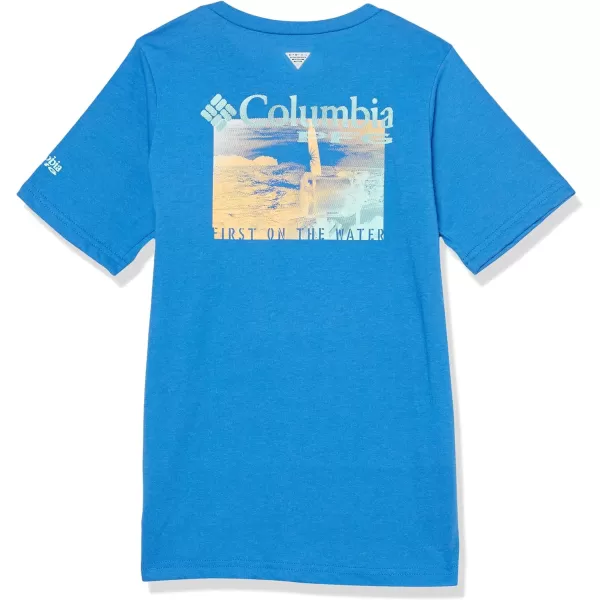 Columbia Boys PFG Short Sleeve Graphic TeeVivid BluePfg Sunrise Salt Graphic