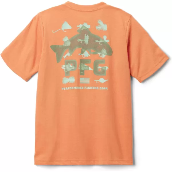 Columbia Boys PFG Short Sleeve Seasonal Graphic TeeDusty OrangeBait Jumper Graphic