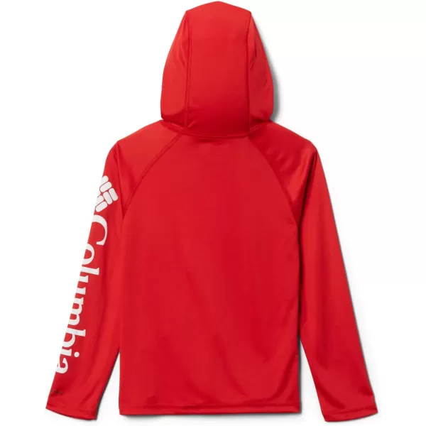 Columbia Boys PFG Terminal Tackle HoodieRed Spark