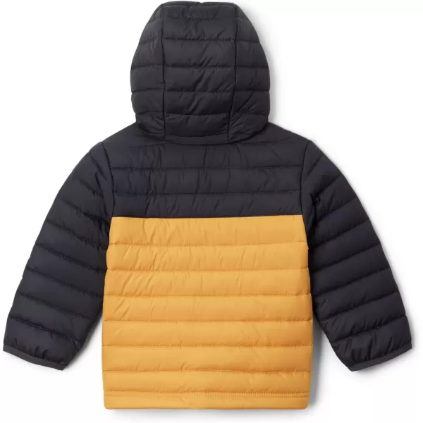 Columbia Boys Powder Lite Hooded JacketRaw HoneyShark