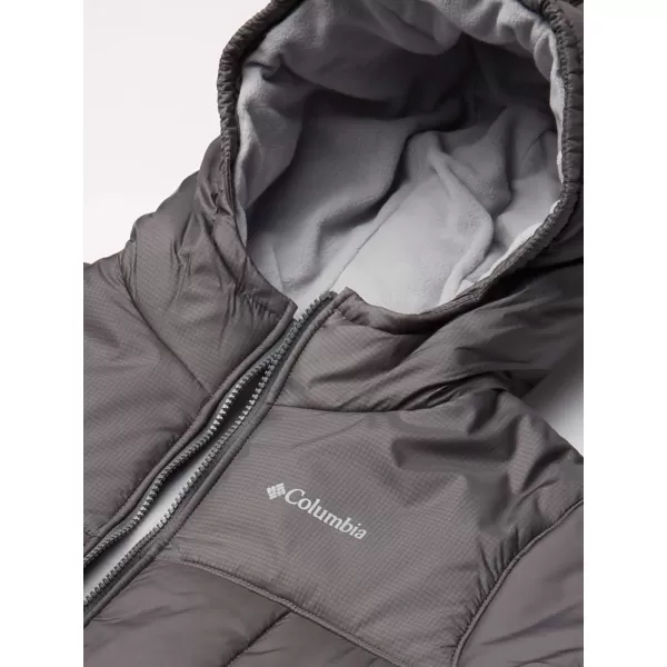 Columbia Boys Puffect II Puffer Full Zip Water Resistant InsulatedCity Grey