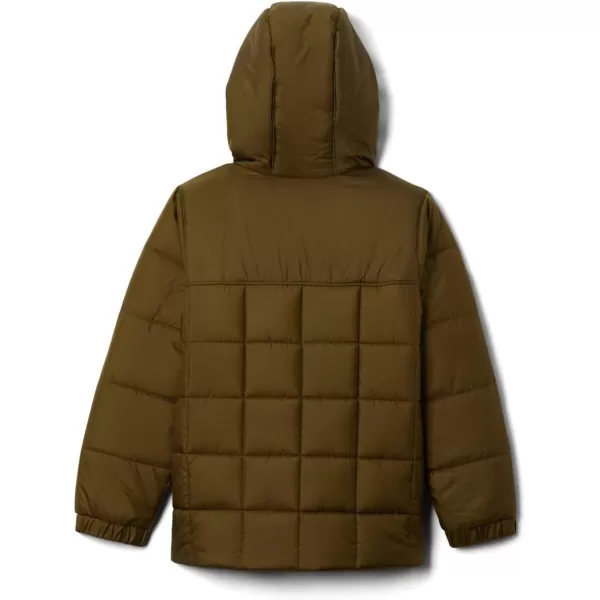 Columbia Boys Puffect II Puffer Full Zip Water Resistant InsulatedNew Olive