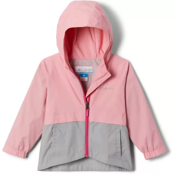 Columbia Boys RainZilla JacketPink Orchid  Columbia Grey