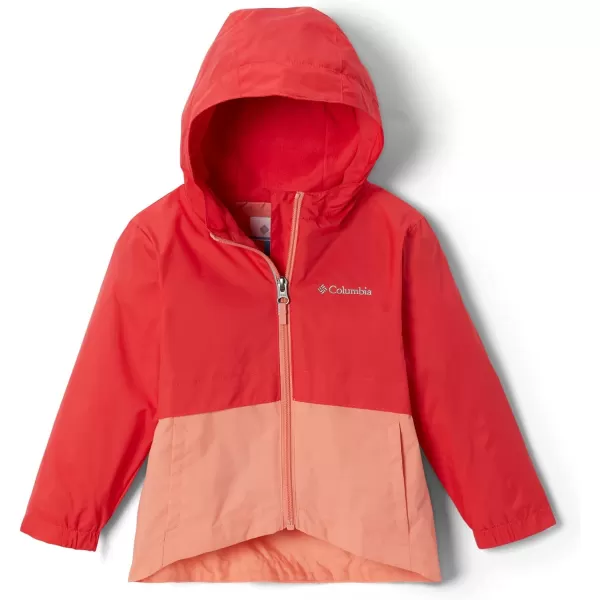 Columbia Boys RainZilla JacketRed HibiscusCoral Reef