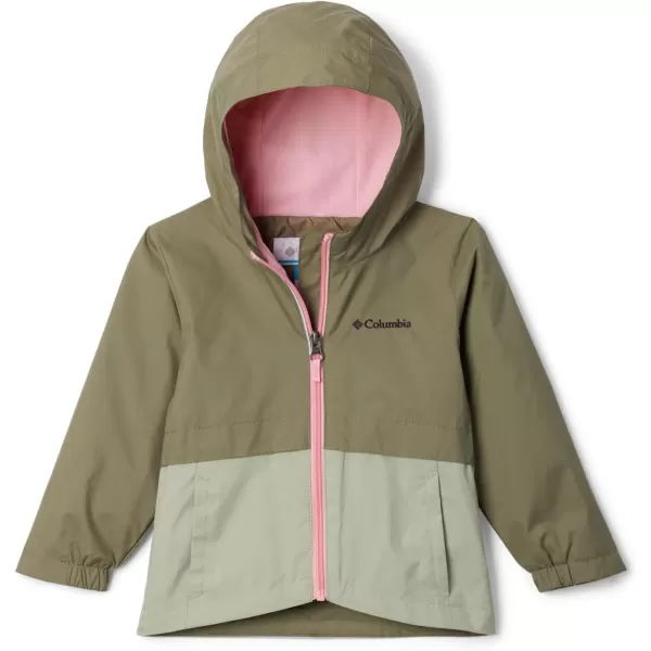 Columbia Boys RainZilla JacketStone Green  Safari