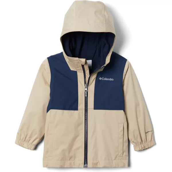 Columbia Boys Rainy Trails Fleece Lined JacketAncient FossilCollegiate Navy Slub