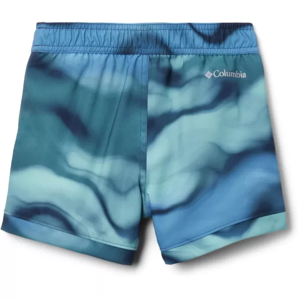 Columbia Boys Sandy Shores Boardshort MoistureWicking UV Sun ProtectionCollegiate Navy Undercurrent