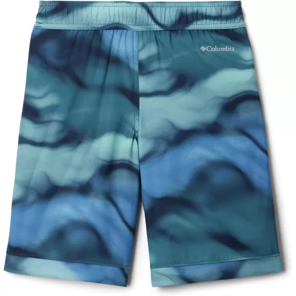 Columbia Boys Sandy Shores Boardshort MoistureWicking UV Sun ProtectionCollegiate Navy Undercurrent