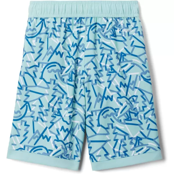 Columbia Boys Sandy Shores Boardshort MoistureWicking UV Sun ProtectionSpray Camptastic