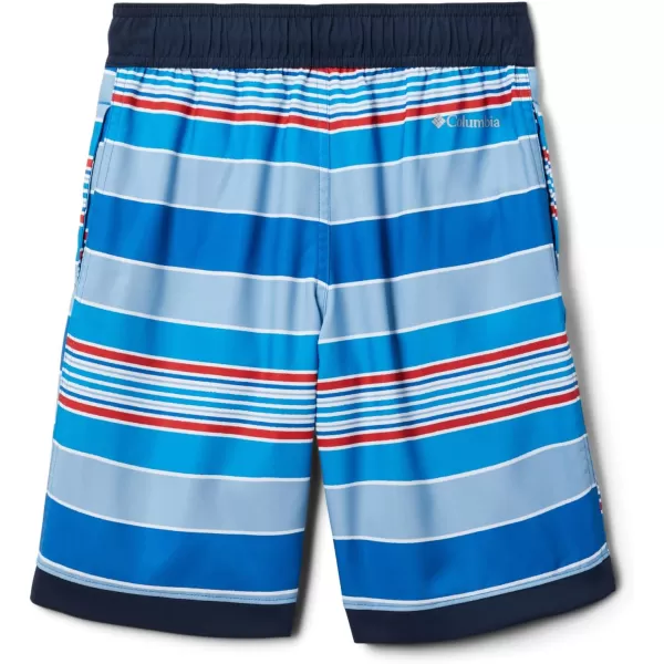 Columbia Boys Sandy Shores BoardshortBright Indigo Danby StripeCollegiate Navy