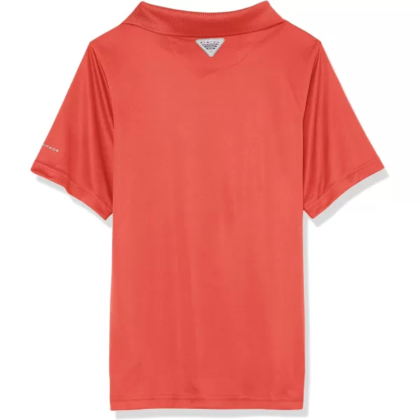 Columbia Boys Slack Tide PoloSunset Red