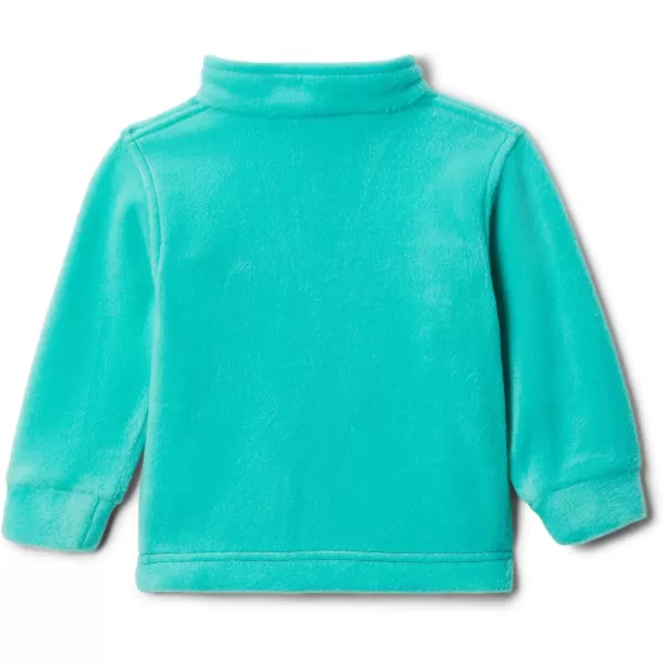 Columbia Boys Steens Mountain Ii FleeceCollegiate Navy  Electric Turquoise