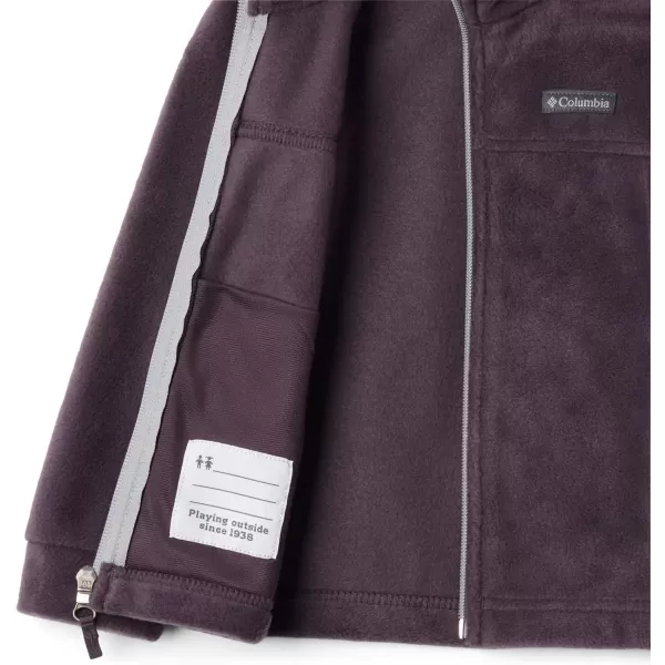 Columbia Boys Steens Mt Ii Fleece JacketDark Purple Columbia Grey