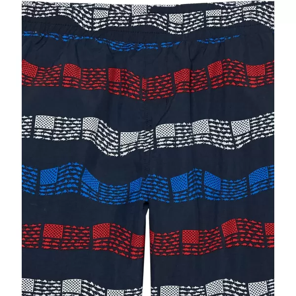 Columbia Boys Super Backcast ShortCollegiate Navy Flag Stripe