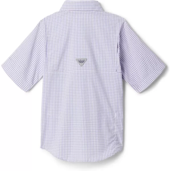 Columbia Boys Super Tamiami Short Sleeve ShirtSunset Red Super Tamiami Gingham