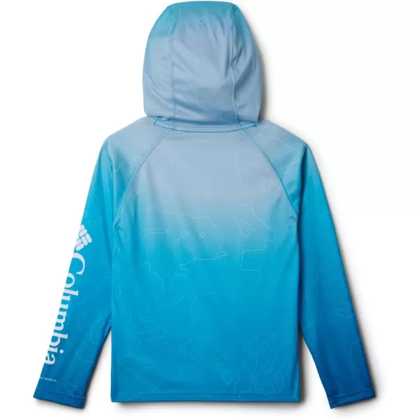 Columbia Boys Super Terminal Tackle HoodieOcean Blue Terminal Tech Camo