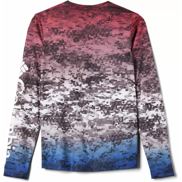 Columbia Boys Super Terminal Tackle Long SleeveAmericana Digi Camo Fade